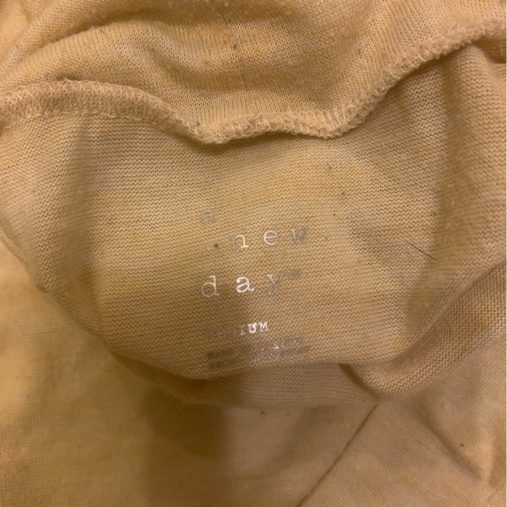 Pale Yellow Turtleneck